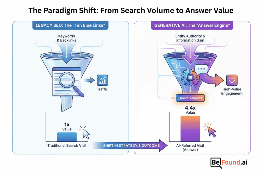 The End of the “Ten Blue Links”: The Strategic Imperative of Generative Engine Optimization (GEO)